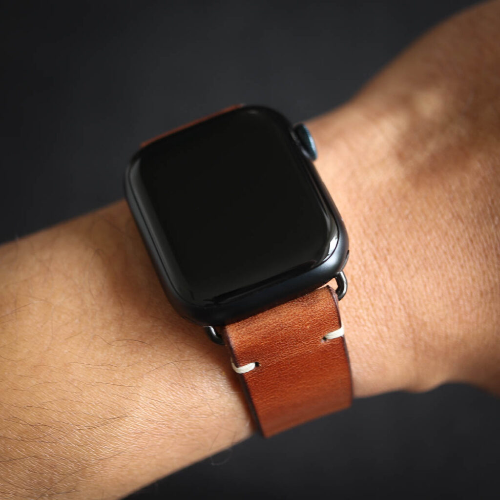 Klassiskt Läderarmband till Apple Watch Brun