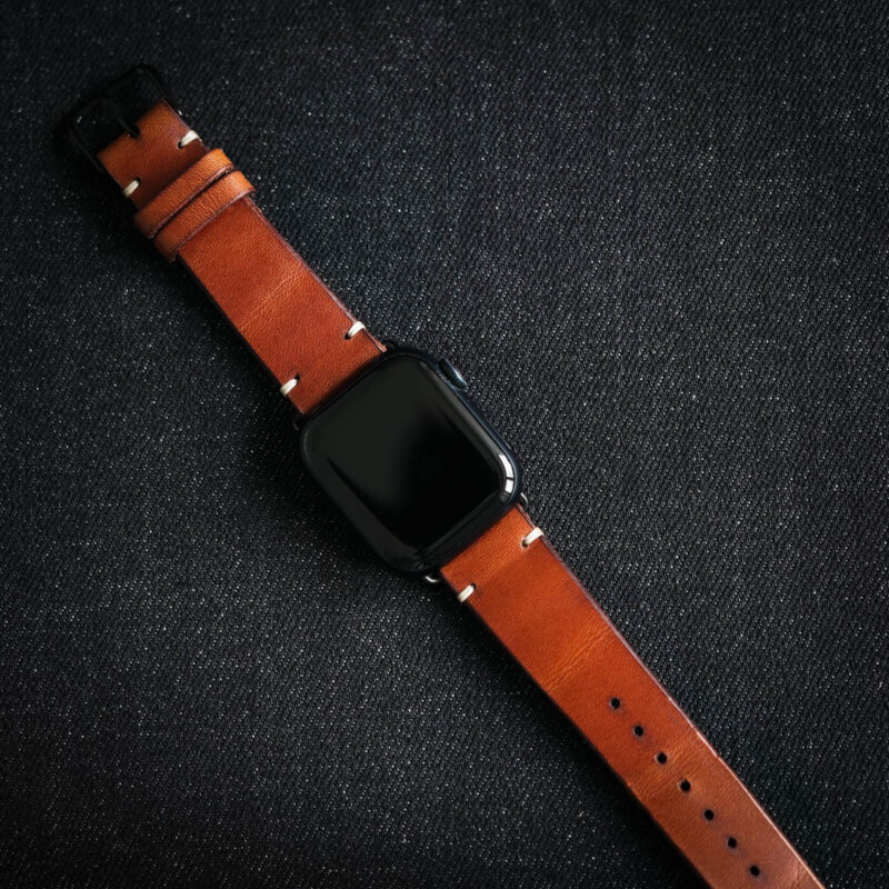 Läderarmband till Apple Watch Brun 1