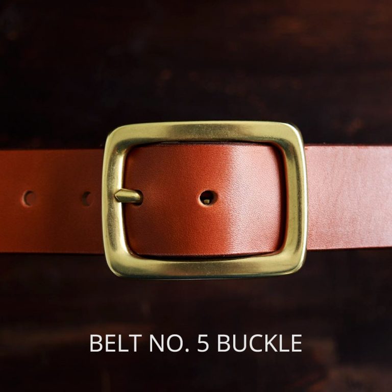 Denim Blue Double Leather Belt - Nordic EDC
