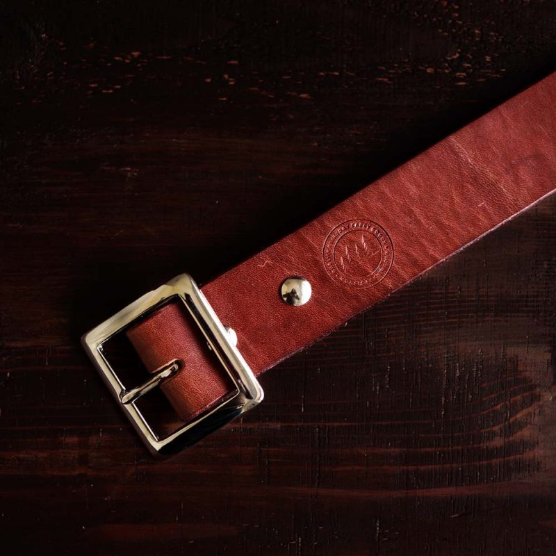 No. 2 Brown Garrison Leather Belt