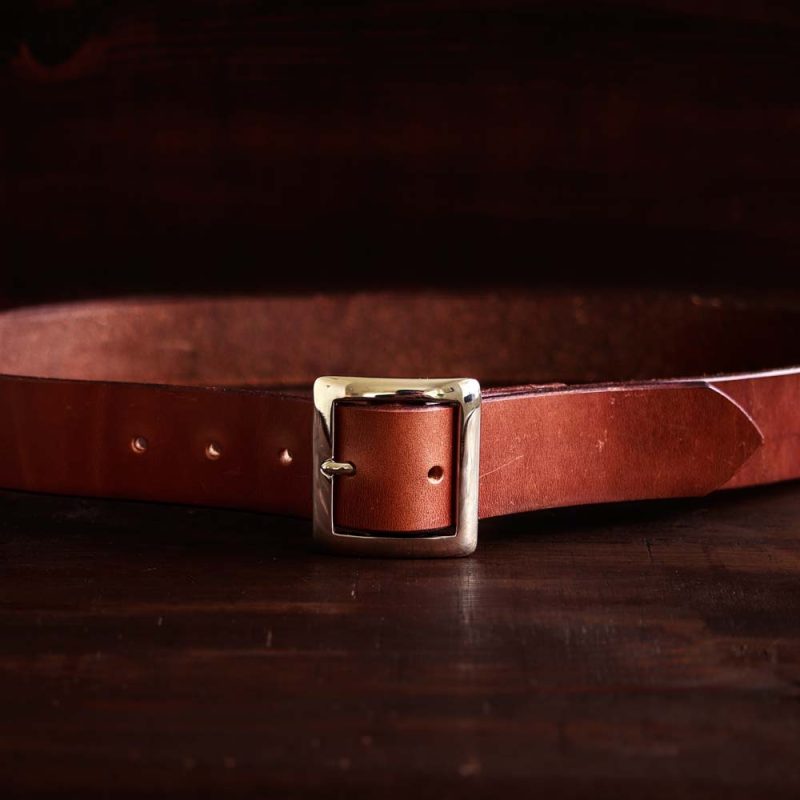 No. 2 Brown Garrison Leather Belt