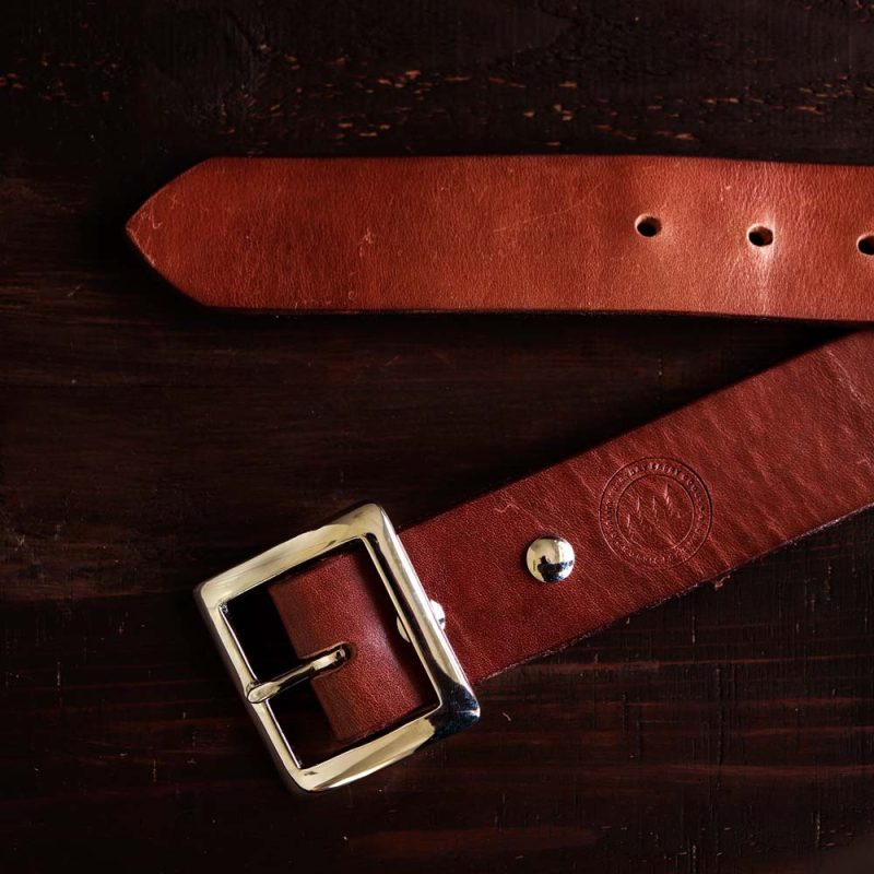 No. 2 Brown Garrison Leather Belt