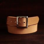 Natural Garrison Leather Belt