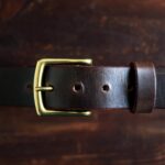 Classic Leather Belt Dark Brown