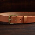 Classic Leather Belt Natural