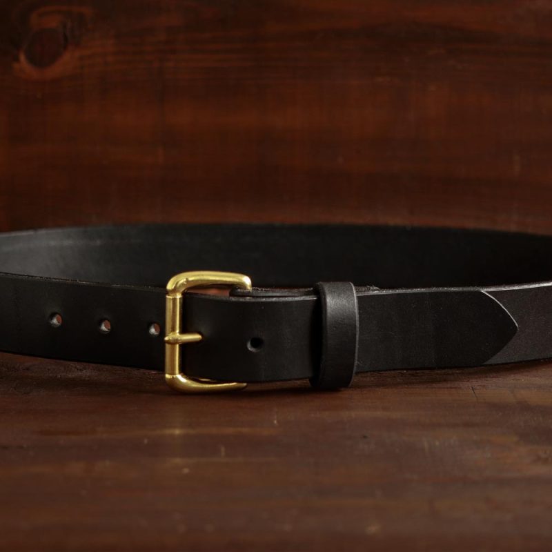 No. 1 - Black Leather Belt