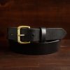 No. 1 - Black Leather Belt