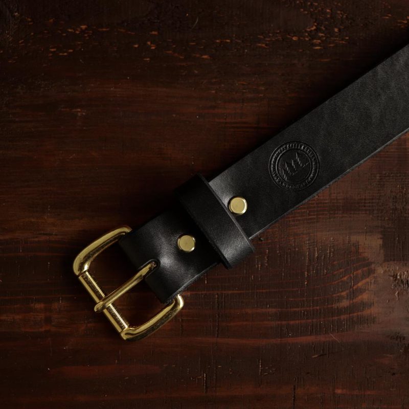 No. 1 - Black Leather Belt