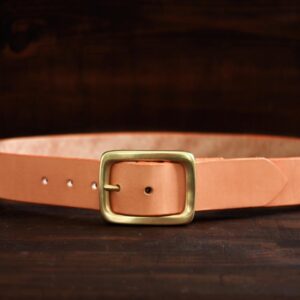 No. 5 Natural Garrison Leather Belt