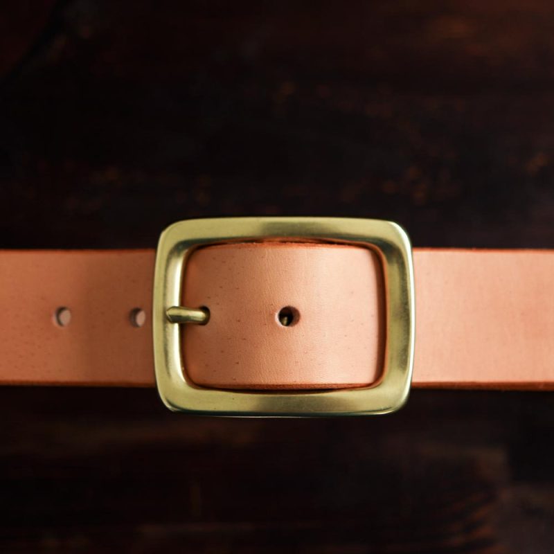 No. 5 Natural Garrison Leather Belt