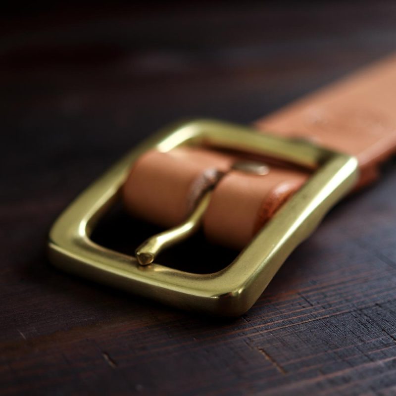 No. 5 Natural Garrison Leather Belt