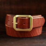 No. 6 Brown Garrison Leather Belt