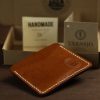 Minimalist Leather Wallet Brown