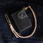 No. 62 Leather Biker Wallet Black