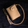 No. 62 Leather Biker Wallet Natural