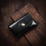 Coin and Cards Leather Wallet Black