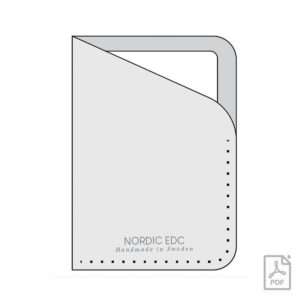 DIY Minimalist Card Sleeve Wallet Pattern